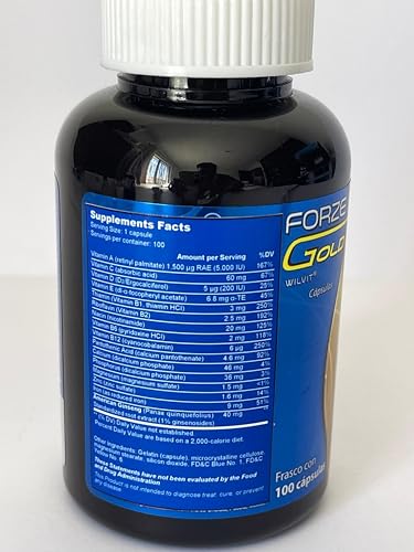 suplemento con ginseng y vitaminas esenciales