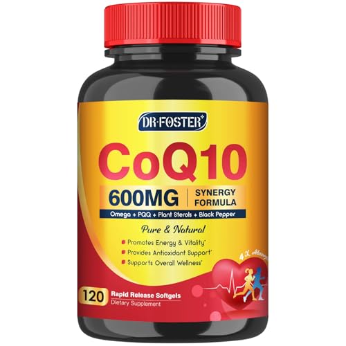 Suplemento CoQ10 600 mg beneficios
