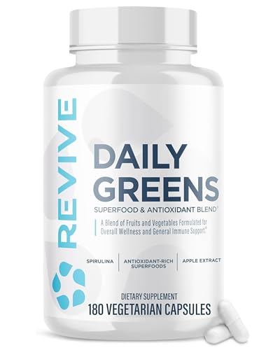 suplemento Daily Greens Revive MD para energía diaria