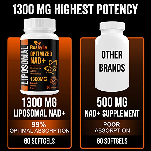 Suplemento de 1300 mg de NAD+ efectivo
