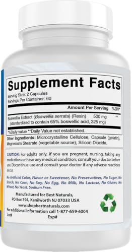 Suplemento de 250 mg para bienestar articular