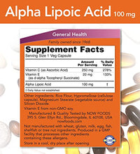 Suplemento de ácido alfa lipoico 100 mg