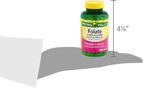 Suplemento de ácido fólico 800 mcg