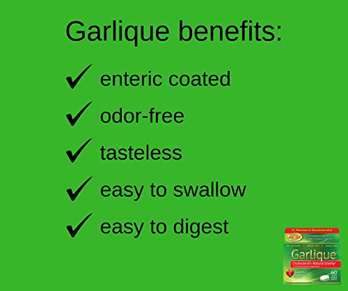 suplemento de ajo natural en caplets