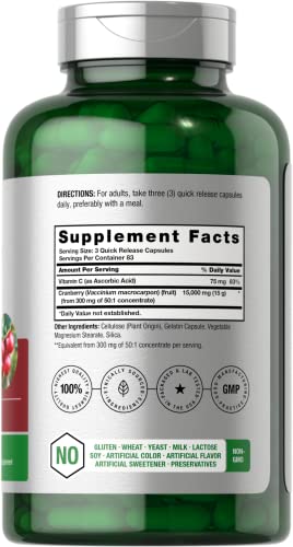 Suplemento de arándano con vitamina C