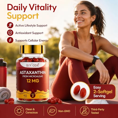 Suplemento de astaxantina para bienestar