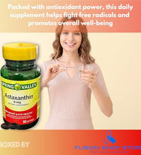 Suplemento de astaxantina para la salud ocular