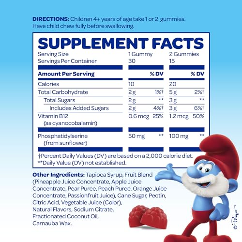 suplemento de atención con fruta real
