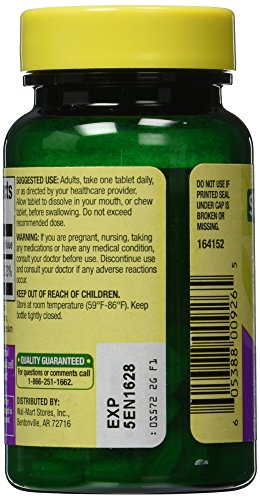 Suplemento de B-12 5000 mcg