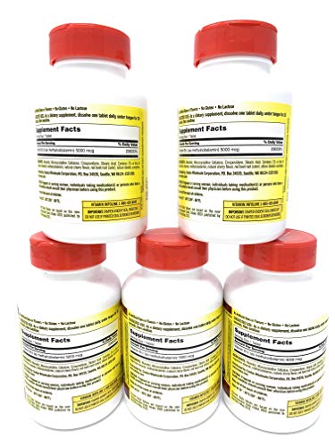 suplemento de B12 5000 mcg