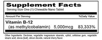 suplemento de B12 para energía diaria