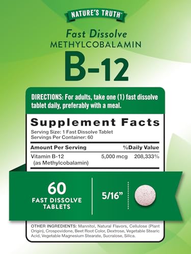 Suplemento de B12 sabor berry