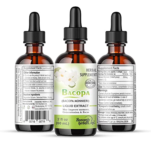 Suplemento de Bacopa para concentración