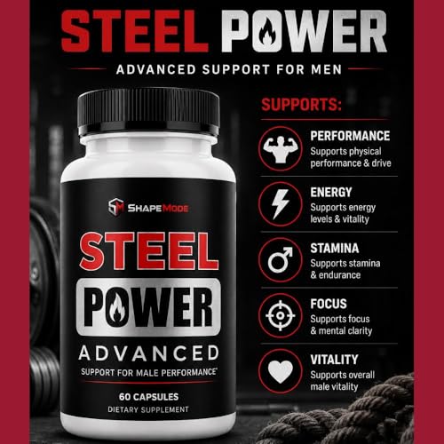 Suplemento de bienestar Steelpower en 120 cápsulas