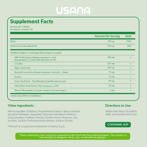 Suplemento de bienestar y vitalidad USANA