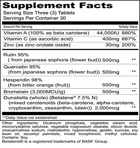 Suplemento de bioflavonoides para la salud