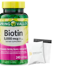 Suplemento de biotina para cabello