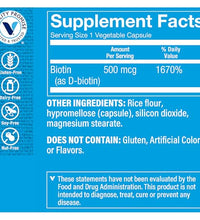 Suplemento de biotina para piel saludable