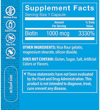 Suplemento de biotina para piel saludable