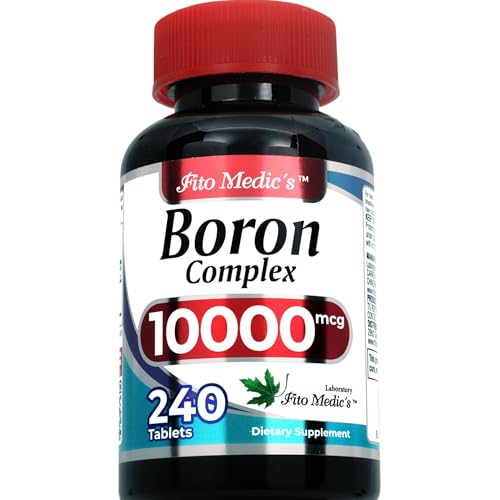 suplemento de boro 10 mg porciones