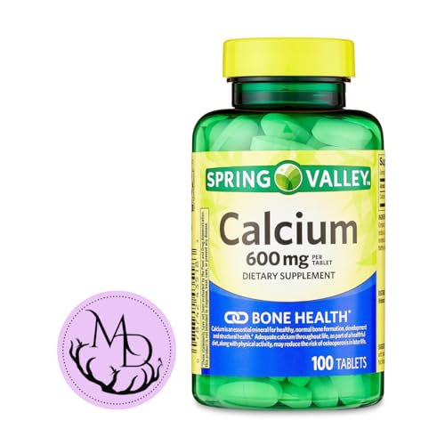 suplemento de calcio 600 mg para huesos fuertes