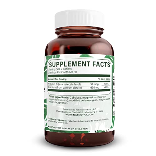Suplemento de calcio con vitamina D3