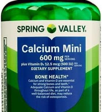Suplemento de calcio con vitamina D3