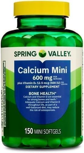 Suplemento de calcio con vitamina D3