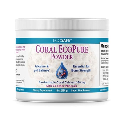 suplemento de calcio de coral natural