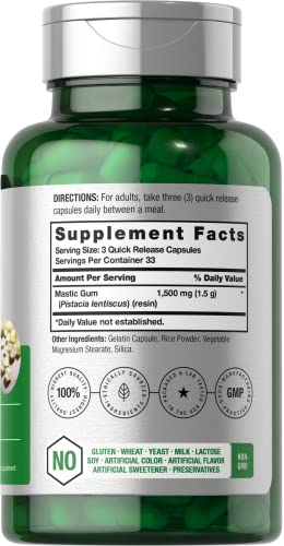 Suplemento de chicle de mástic 1500mg