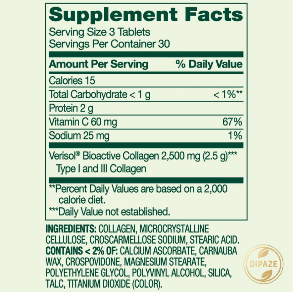 suplemento de colágeno con vitamina C