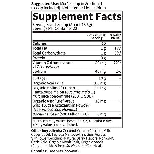 suplemento de colágeno para piel saludable