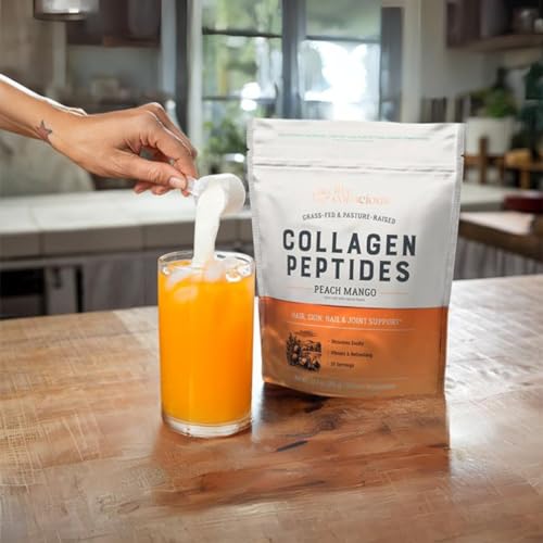suplemento de colágeno sabor durazno mango