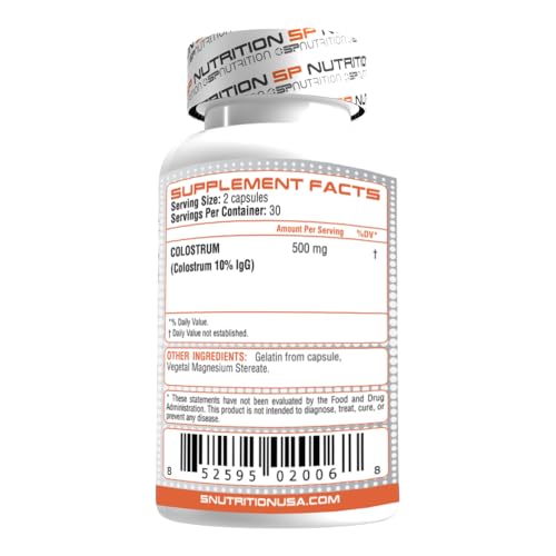 Suplemento de colostro para salud digestiva