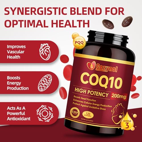 Suplemento de CoQ10 con Omega 3