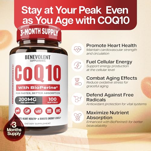 Suplemento de CoQ10 para salud cardíaca
