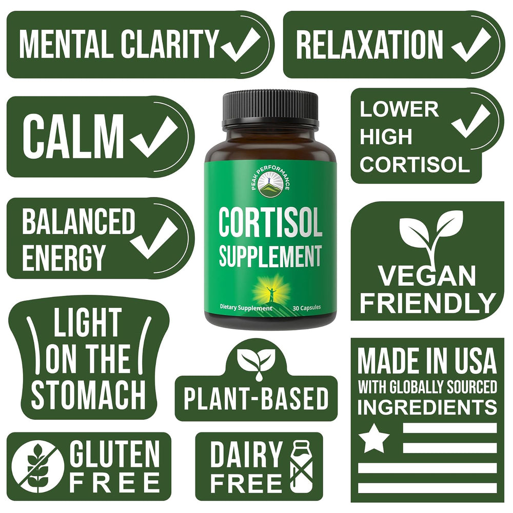 Suplemento de cortisol de Peak Performance