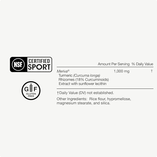 Suplemento de cúrcuma certificado NSF