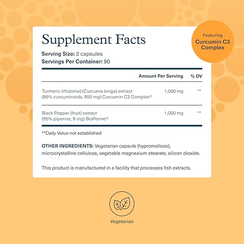 Suplemento de cúrcuma con bioenhancers