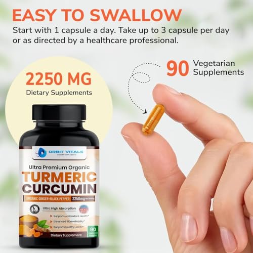 Suplemento de cúrcuma para bienestar general