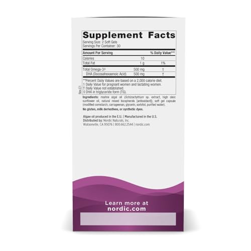 suplemento de DHA sin sabor natural