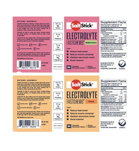suplemento de electrolitos sabor durazno