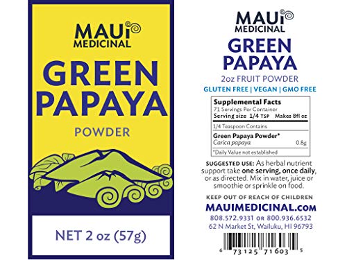 suplemento de enzimas polvo de fruta de papaya