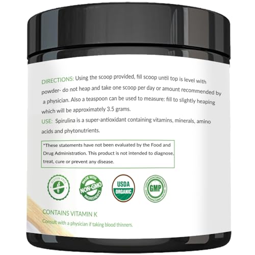 Suplemento de espirulina sin OGM