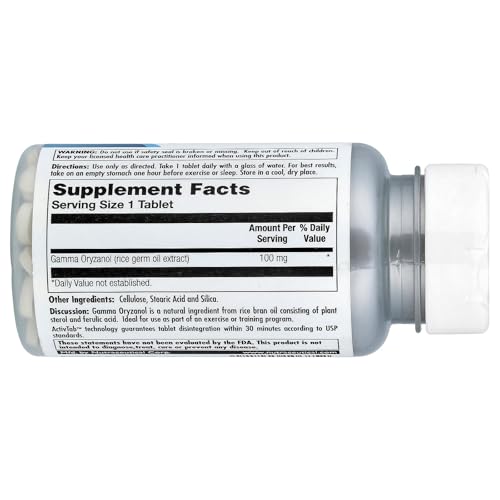 suplemento de gamma oryzanol KAL 100 mg