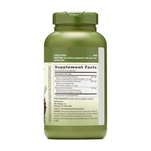 Suplemento de Ginseng GNC
