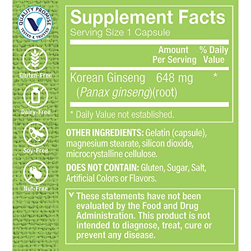 Suplemento de ginseng para vitalidad