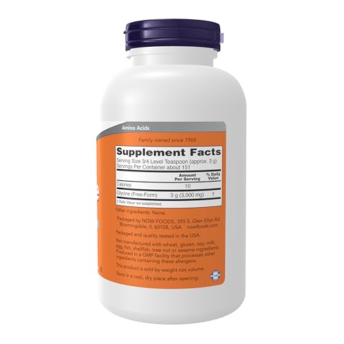 Suplemento de glicina para bienestar mental