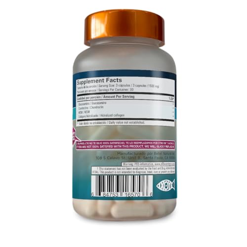 suplemento de glucosamina con MSM natural