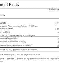Suplemento de glucosamina en cápsulas